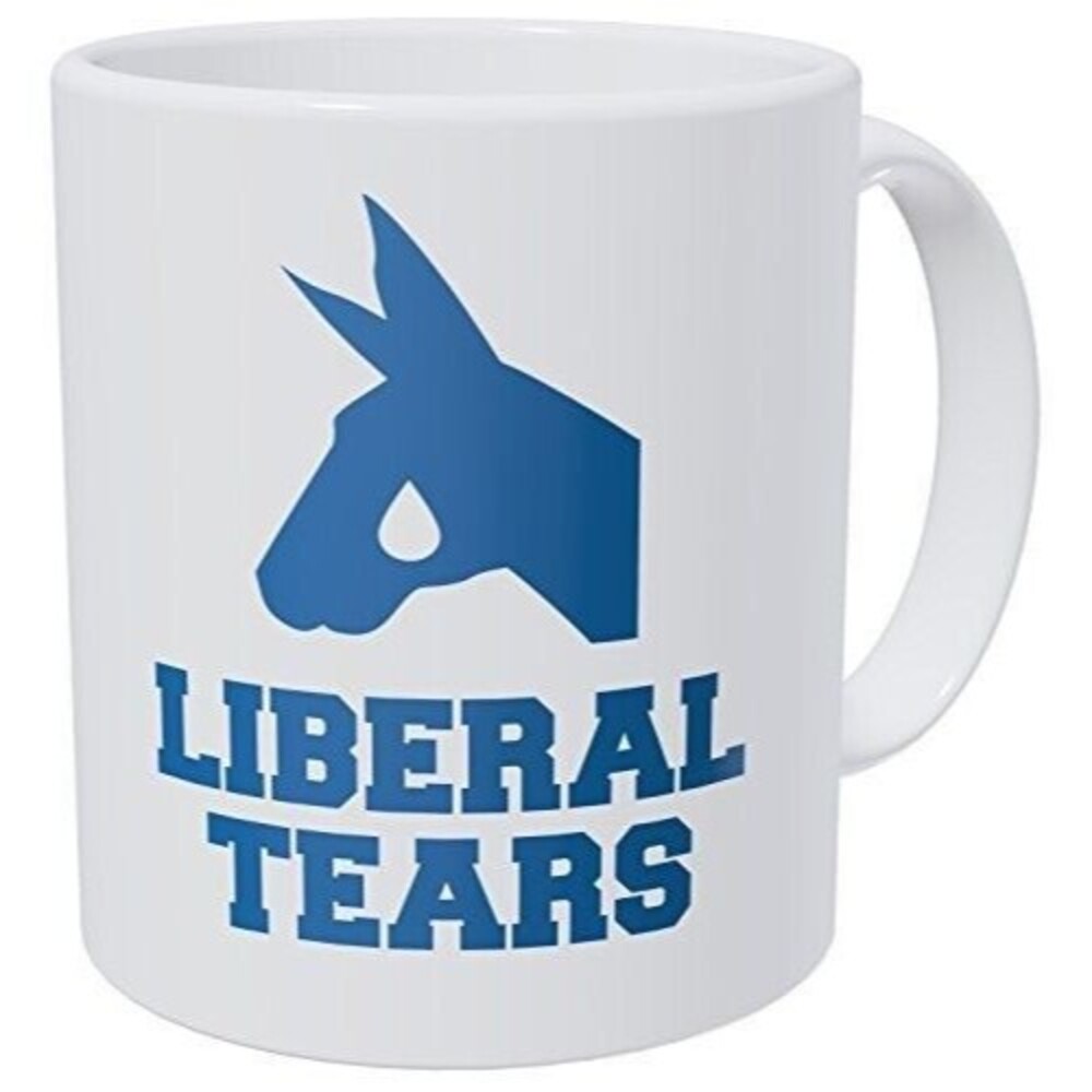 Funny Liberal Tears Cup for Republican Gift Donald Trump Coffee Mug Donkey Cup
